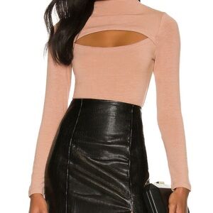 ASTR Revolve See Me Nude Bodysuit Sz Small